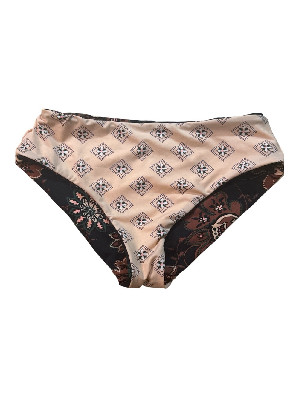 Carve Designs Floral Bikini Bottoms in Black, Pink & Brown Size Small Cheeky NWT - Picture 6 of 7